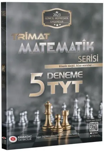 Karaağaç Yayınları 2023 TYT Matematik Trimat Serisi 5 Deneme
