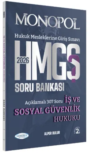 Monopol Yayınları 2026 HMGS İş ve Sosyal Güvenlik Hukuku Soru Bankası