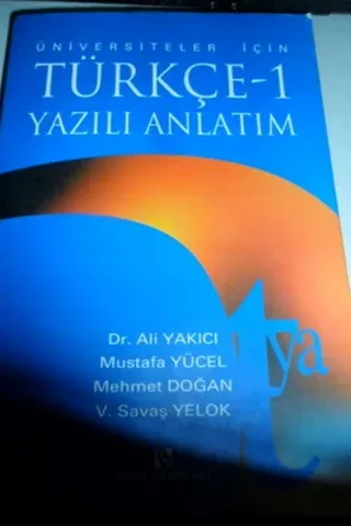 Türkçe 1 Yazılı Anlatım