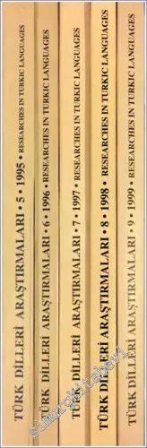 Türk Dilleri Araştırmaları 1995, 1996, 1997, 1998, 1999  (5 Sayı SET) -