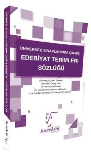 Karekök Yayınları Edebiyat Terimleri Sözlüğü