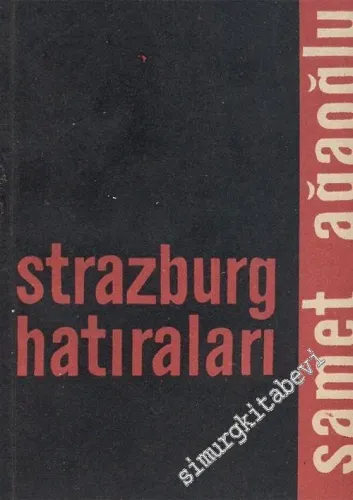 Strazburg Hatıraları -        1962