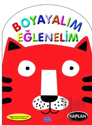 Boyayalım Eğlenelim Kaplan - Halkkitabevi