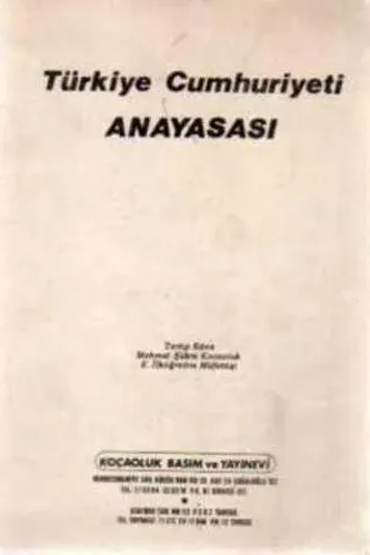 Türkiye Cumhuriyeti Anayasası