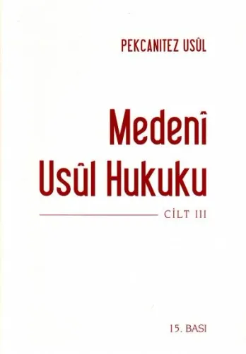 Medeni Usul Hukuku (3 Cilt)