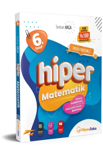 Hiper Zeka 6. Sınıf Hiper Matematik Konu Anlatımlı & Soru Bankası 2026