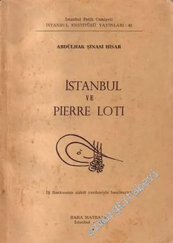 İstanbul ve Pierre Loti -        1958