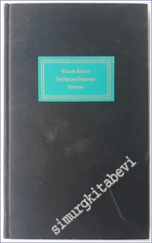 Aufsätze zur Schweizer Literatur -        1962
