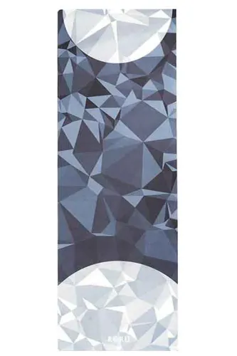 Mikrofiber Kaplama Doğal Kauçuk Yoga Matı-Siyah