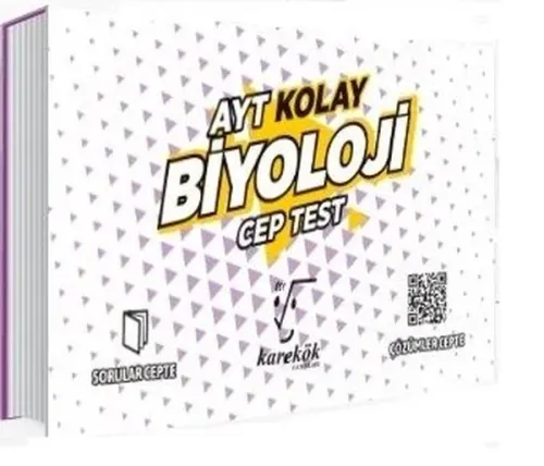 Karekök Yayınları AYT Biyoloji Orta Cep Test