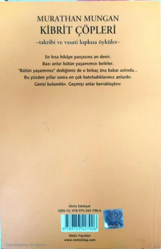Kibrit Çöpleri Murathan Mungan Metis Yayınları %44 indirimli