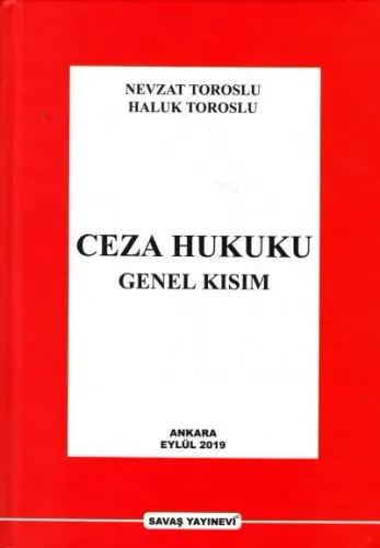 Ceza Hukuku Genel Kısım
