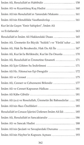 1001 Hadis Işığında İmam Ali (a.s) (Ciltli) Ali Rıza Sabirî