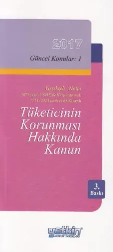 Tüketicinin Korunması Hakkında Kanun