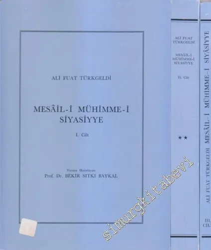 Mesail-i Mühimme-i Siyasiyye 3 Cilt TAKIM -        1987