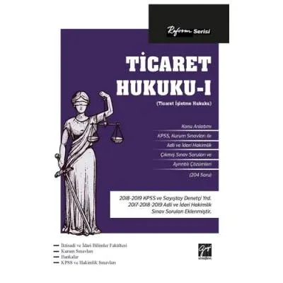 Ticaret Hukuku - I