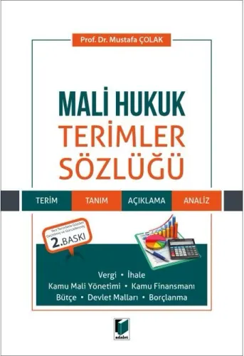 Mali Hukuk Terimler Sözlüğü