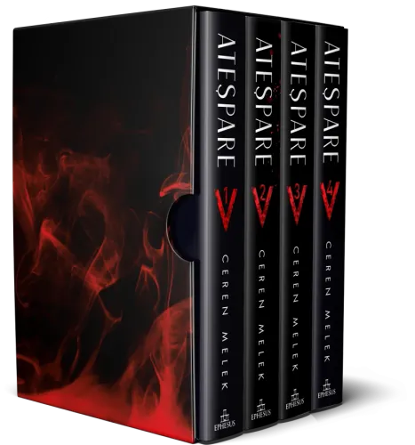 SET - ATEŞPARE SERİSİ (4 KİTAP) - CİLTLİ