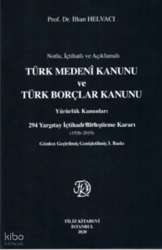 Türk Medeni Kanunu ve Borçlar Kanunu