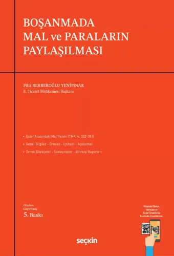 Boşanmada Mal ve Paraların Paylaşılması Filiz Berberoğlu Yenipınar