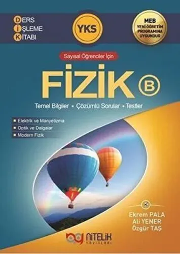 Nitelik YKS Fizik B Ders İşleme Kitabı Sayısal Öğrenciler için