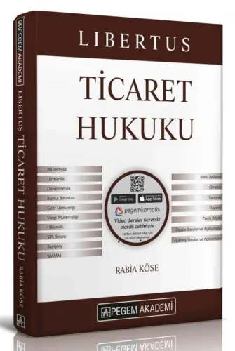 KELEPİR Pegem  Yayınları 2020 KPSS A Grubu Libertus Ticaret Hukuku Konu Anlatımı