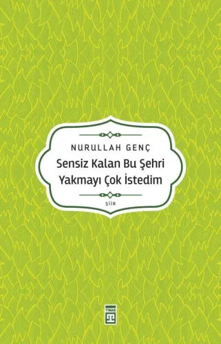 Sensiz Kalan Bu Şehri Yakmayı Çok İstedim