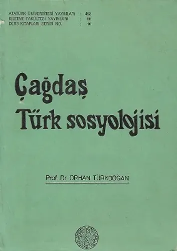 Çağdaş Türk Sosyolojisi