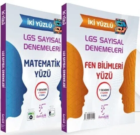 Karekök Yayınları 8. Sınıf LGS İki Yüzlü Sayısal Denemeleri Karekök Ya