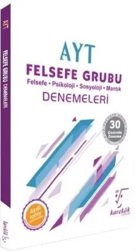 Karekök Yayınları AYT Felsefe Grubu 30lu Denemeleri