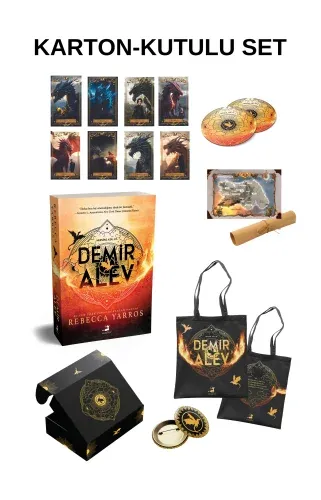 Demir Alev Karton Kapak - Kutulu Set %20 indirimli Rebecca Yarros
