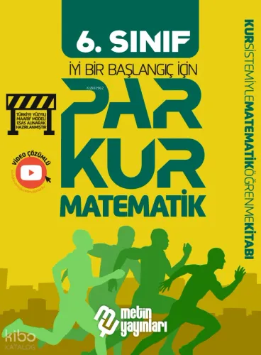 Metin 6. Sınıf Parkur Matematik Soru Bankası Çözümlü