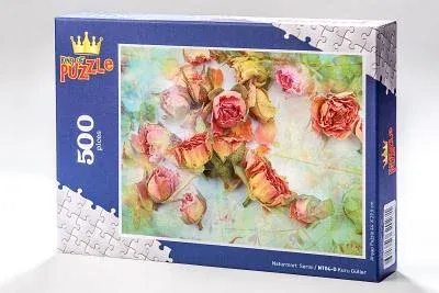 Naturmort Serisi - Kuru Güller 500 Parça Puzzle