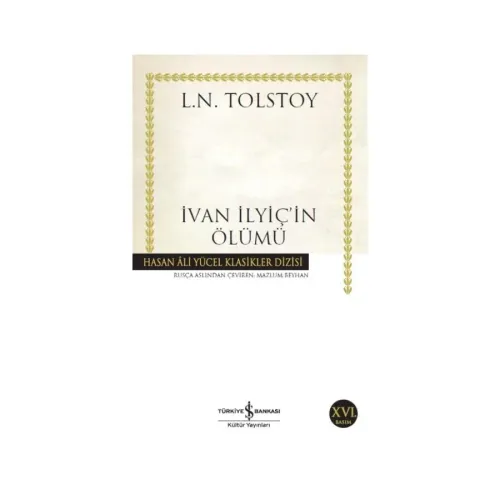İVAN İLYİÇ'İN ÖLÜMÜ - KARTON KAPAK