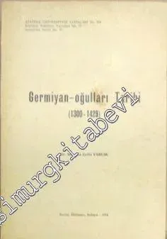 Germiyanoğulları Tarihi ( 1300 - 1429) -        1974