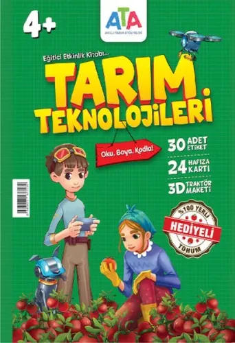 TARIM TEKNOLOJİLERİ ETKİNLİK KİTABI 4+ YAŞ