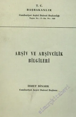 Arşiv ve Arşivcilik Bilgileri -        1980