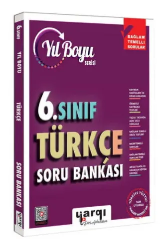 YARGI DERS ARKADAŞIM 6. SINIF TÜRKÇE YIL BOYU SORU BANKASI