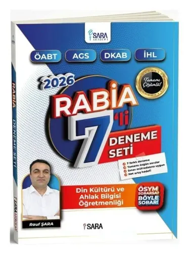 Şara Akademi 2026 ÖABT MEB-AGS Din Kültürü ve Ahlak Bilgisi Rabia 7 De