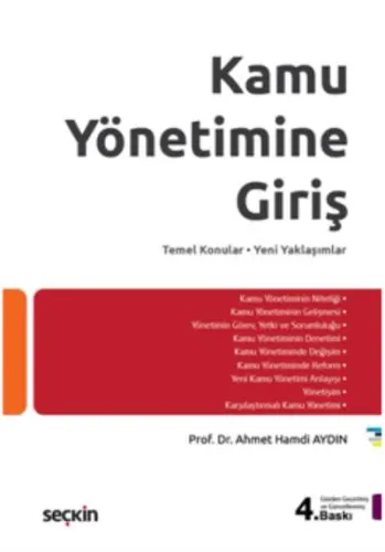 Kamu Yönetimine Giriş - Temel Konular-Yeni Yaklaşımlar