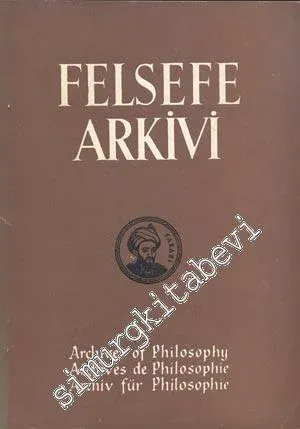 Felsefe Arkivi - Sayı: 18, Yıl: 1972