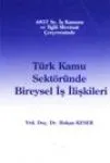 Türk Kamu Sektöründe Bireysel İş İlişkileri