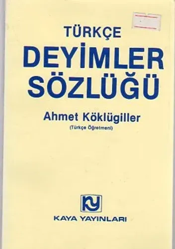 Türkçe Deyimler Sözlüğü