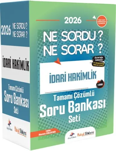 Dizgi Kitap Yayınları 2026 Hukuk Atölyesi İdari Hakimlik Ne Sordu Ne S