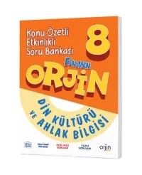 ORJİN 8. SINIF DİN KÜLTÜRÜ KONU ÖZETLİ ETKİNLİKLİ  SORU BANKASI