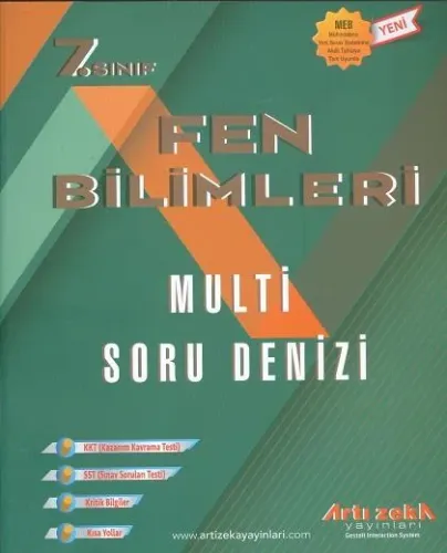 Artı Zeka - 7. Sınıf Fen Bilimleri Multi Soru Denizi