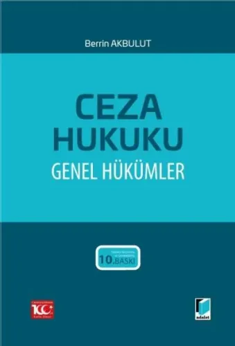 Ceza Hukuku Genel Hükümler
