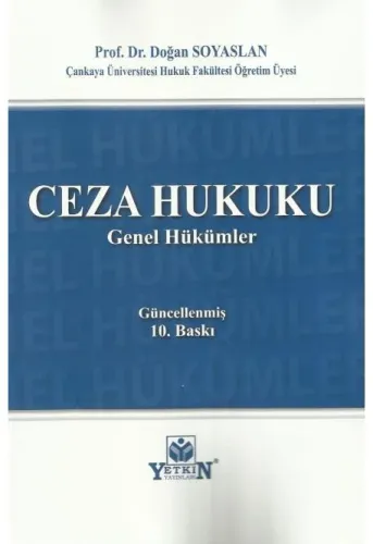 Ceza Hukuku Genel Hükümler