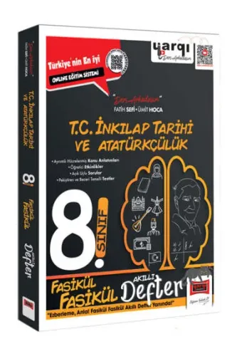 YARGI DERS ARKADAŞIM 8. SINIF TC İNKILAP TARİHİ VE ATATÜRKÇÜLÜK FASİKÜ