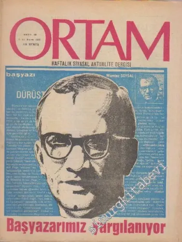 Ortam Haftalık Siyasal Aktualite Dergisi - Sayı: 19      Ekim